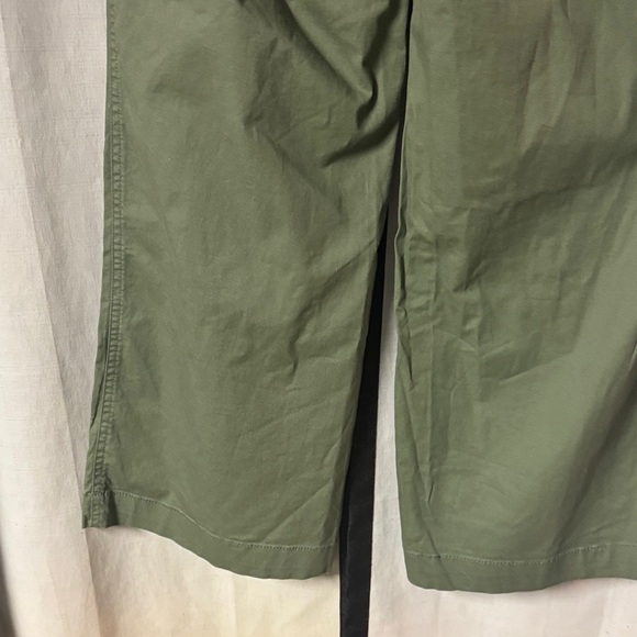 GAP WOMENS Khaki Green wide leg - Picture 8 of 8